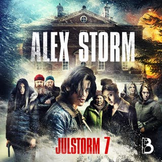Julstorm: Lucka 7 – omslag till ljudboken av Alex Storm,Anna Granlund,Leffe Grimwalker,Lina Areklew,Linda Schönbeck,Peter Lindmark,Peter Westberg