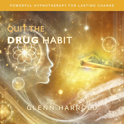 Quit The Drug Habit – omslag til lydbogen af Glenn Harrold