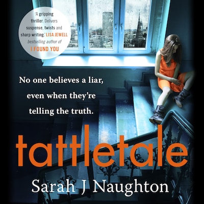 Tattletale – omslag til lydbogen af Sarah J Naughton