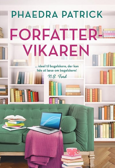 Forfattervikaren – omslag til lydbogen af Phaedra Patrick