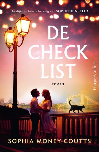 De checklist: 'Heerlijke en hilarische feelgood.' Sophie Kinsella – omslag van het luisterboek van Sophia Money-Coutts