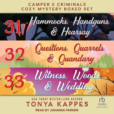 Camper & Criminals Cozy Mystery Boxed Set – omslag til lydbogen af Tonya Kappes