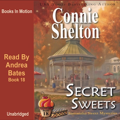 Secret Sweets – omslag til lydbogen af Connie Shelton
