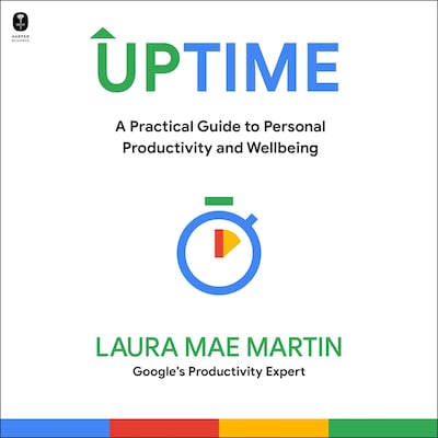Uptime – omslag til lydbogen af Laura Mae Martin