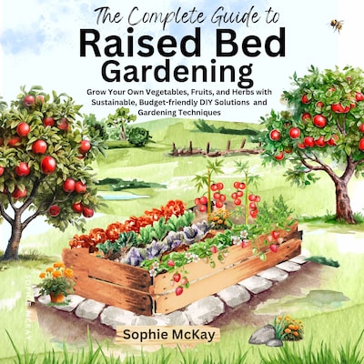 The Complete Guide to Raised Bed Gardening – omslag til lydbogen af Sophie McKay