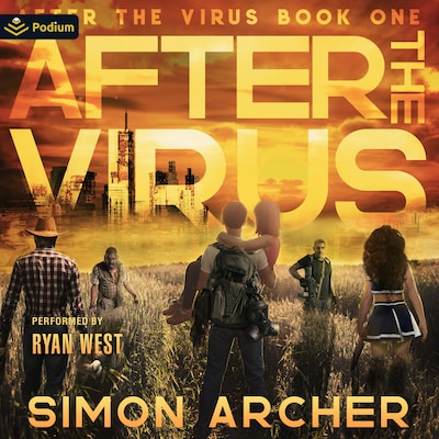 After the Virus – omslag til lydbogen af Simon Archer