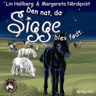 Sam og Sigge 2 - Den nat, da Sigge blev født. – omslag til lydbogen af Lin Hallberg