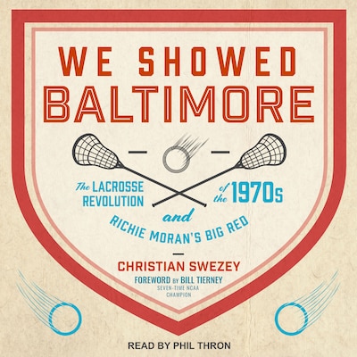 We Showed Baltimore – omslag til lydbogen af Christian Swezey