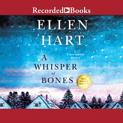 A Whisper of Bones – omslag til lydbogen af Ellen Hart