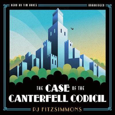 The Case of the Canterfell Codicil – omslag til lydbogen af PJ Fitzsimmons