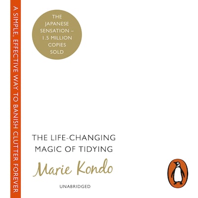 The Life-Changing Magic of Tidying – omslag til lydbogen af Marie Kondo