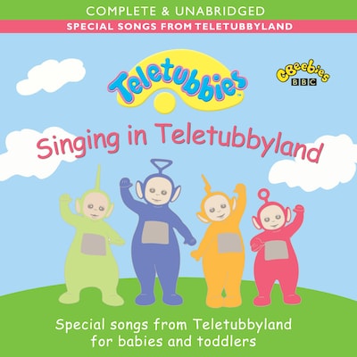Teletubbies Singing In Teletubbyland – omslag til lydbogen af BBC