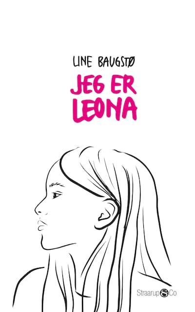 Jeg er Leona – omslag til lydbogen af Line Baugstø