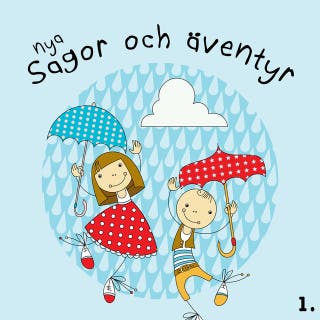 Nya sagor och äventyr 1 – omslag till ljudboken av Karin Hofvander