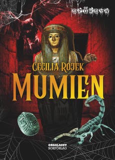 Mumien – omslag till ljudboken av Cecilia Rojek