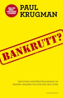 Bankrutt? – omslag till ljudboken av Paul Krugman