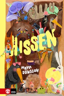 Hissen – omslag till ljudboken av Maya Jönsson