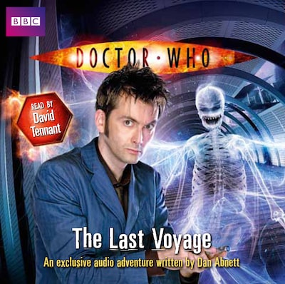 Doctor Who: The Last Voyage – omslag til lydbogen af Dan Abnett