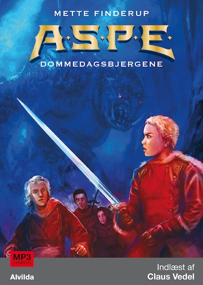 A.S.P.E. 5: Dommedagsbjergene – omslag til lydbogen af Mette Finderup