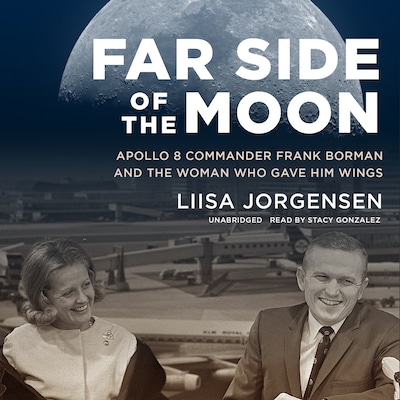Far Side of the Moon – omslag til lydbogen af Liisa Jorgensen
