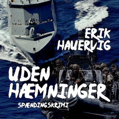 Uden hæmninger – omslag til lydbogen af Erik Hauervig