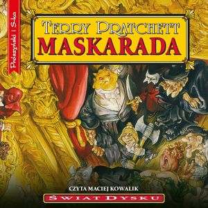 Maskarada – okładka audiobooka, autor Terry Pratchett