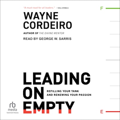 Leading on Empty – omslag til lydbogen af Wayne Cordeiro