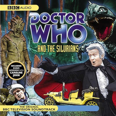 Doctor Who And The Silurians (TV Soundtrack) – omslag til lydbogen af Malcolm Hulke