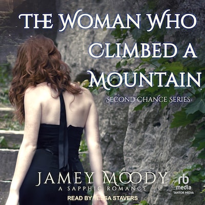 The Woman Who Climbed A Mountain – omslag til lydbogen af Jamey Moody