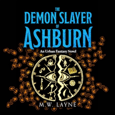 The Demon Slayer of Ashburn – okładka audiobooka, autor M.W. Layne