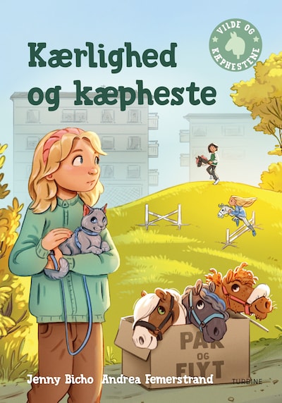 Kærlighed og kæpheste – omslag til lydbogen af Jenny Bicho