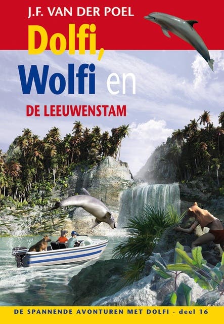 Dolfi, Wolfi en de leeuwenstam – omslag van het luisterboek van J.F. van der Poel