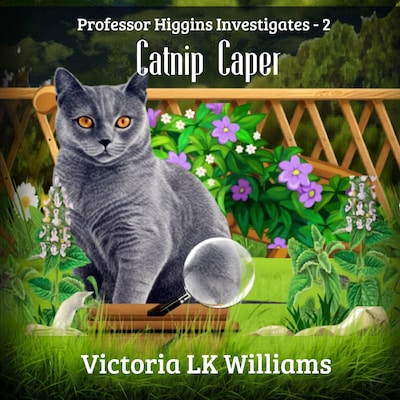 Catnip Caper – omslag til lydbogen af Victoria LK Williams