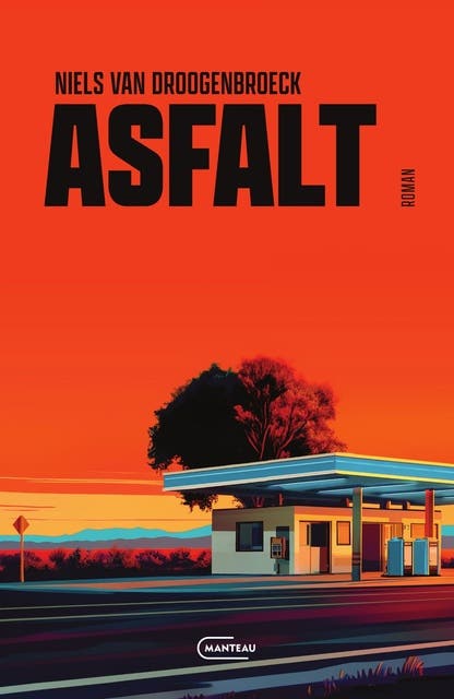 Asfalt – omslag van het luisterboek van Niels Van Droogenbroeck