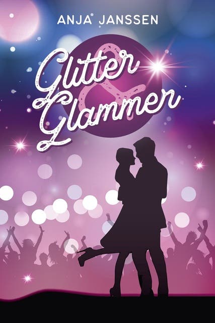 Glitter & glammer – omslag van het luisterboek van Anja Janssen