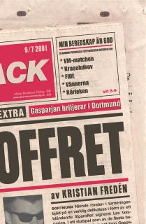 Offret – omslag till ljudboken av Kristian Fredén