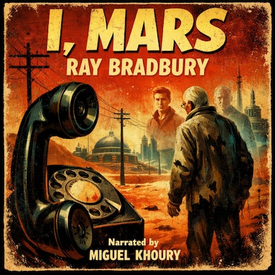 I, Mars – omslag til lydbogen af Ray Bradbury