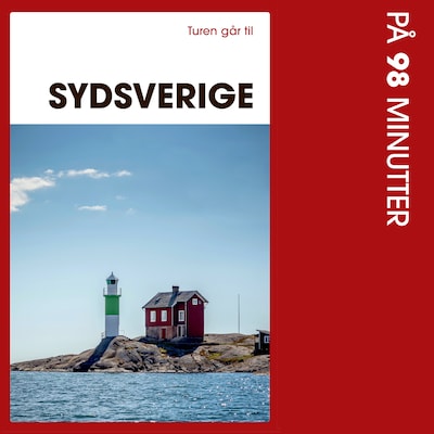 Turen går til Sydsverige på 98 minutter – omslag til lydbogen af Kristina Olsson
