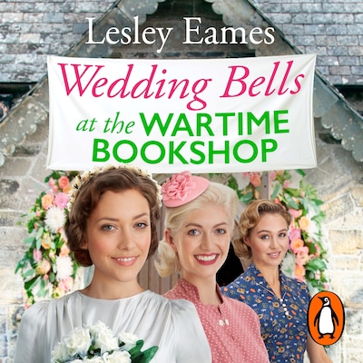 Wedding Bells at the Wartime Bookshop – omslag til lydbogen af Lesley Eames