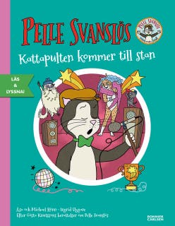 Pelle Svanslös: Kattapulten kommer till stan (e-bok + ljud) : En av berättelserna från boken "Berättelser om Pelle Svanslös" – omslag till ljudboken av Gösta Knutsson,Michael Rönn,Åsa Rönn