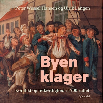 Byen klager – omslag til lydbogen af Ulrik Langen, Peter Wessel Hansen