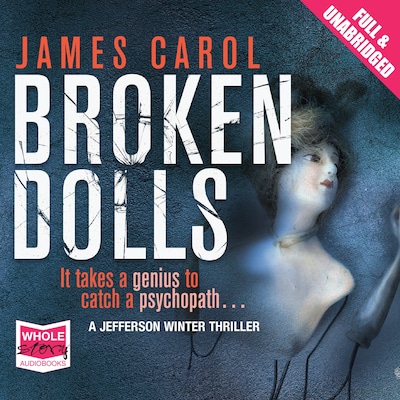 Broken Dolls – omslag til lydbogen af James Carol
