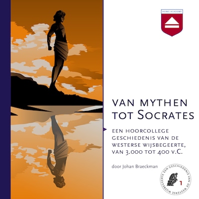 Van mythen tot Socrates – omslag van het luisterboek van Johan Braeckman