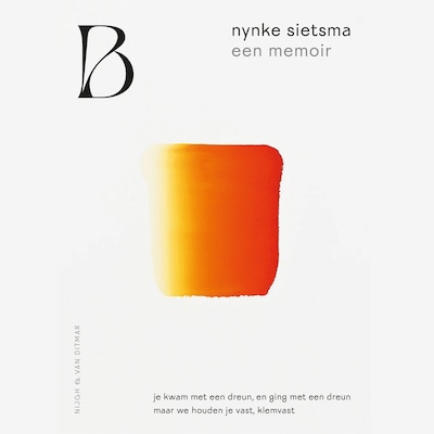 B – omslag van het luisterboek van Nynke Sietsma