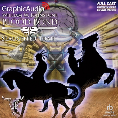 Slaughter Trail [Dramatized Adaptation] – omslag til lydbogen af William W. Johnstone