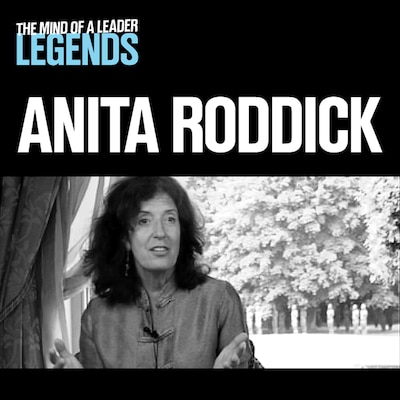 Anita Roddick - The Mind of a Leader: Legends – omslag til lydbogen af Anita Roddick