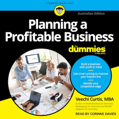 Planning A Profitable Business For Dummies – omslag til lydbogen af Veechi Curtis, MBA