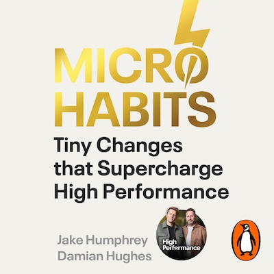 Micro-Habits – omslag til lydbogen af Jake Humphrey, Damian Hughes
