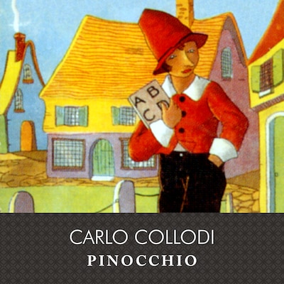 Pinocchio, with eBook – omslag til lydbogen af Carlo Collodi