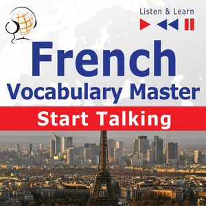 French Vocabulary Master: Start Talking – okładka audiobooka, autor Dorota Guzik